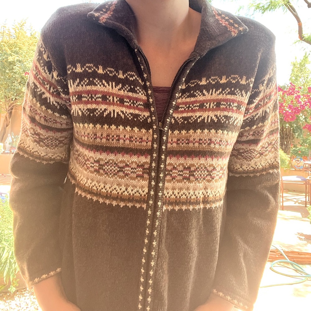 💥💥SALE!! Vintage zip up sweater